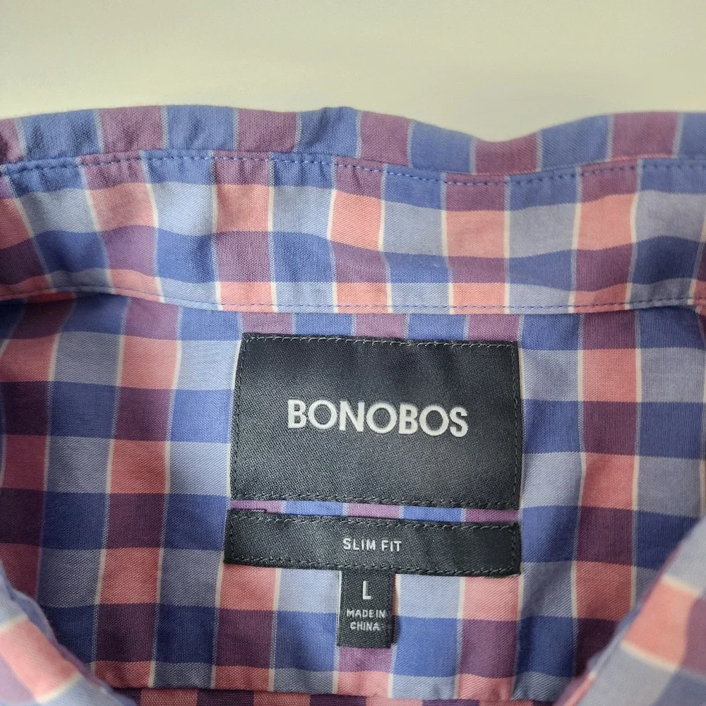 Bonobos plaid slim